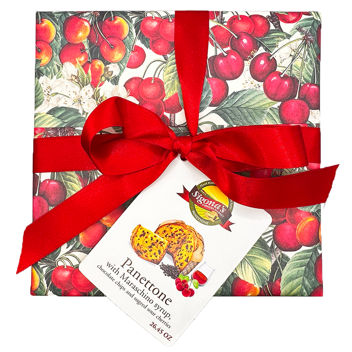 Sigona's Private Label Chocolate & Cherry Panettone