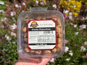 Garlic Pistachios, 7 oz