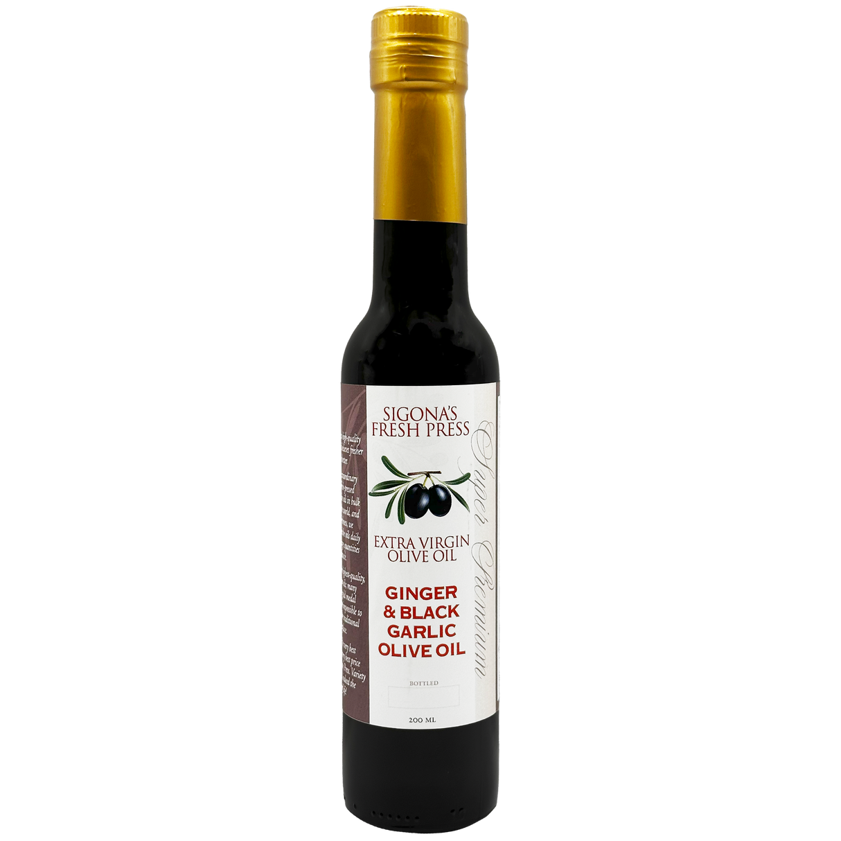 Ginger & Black Garlic Olive Oil