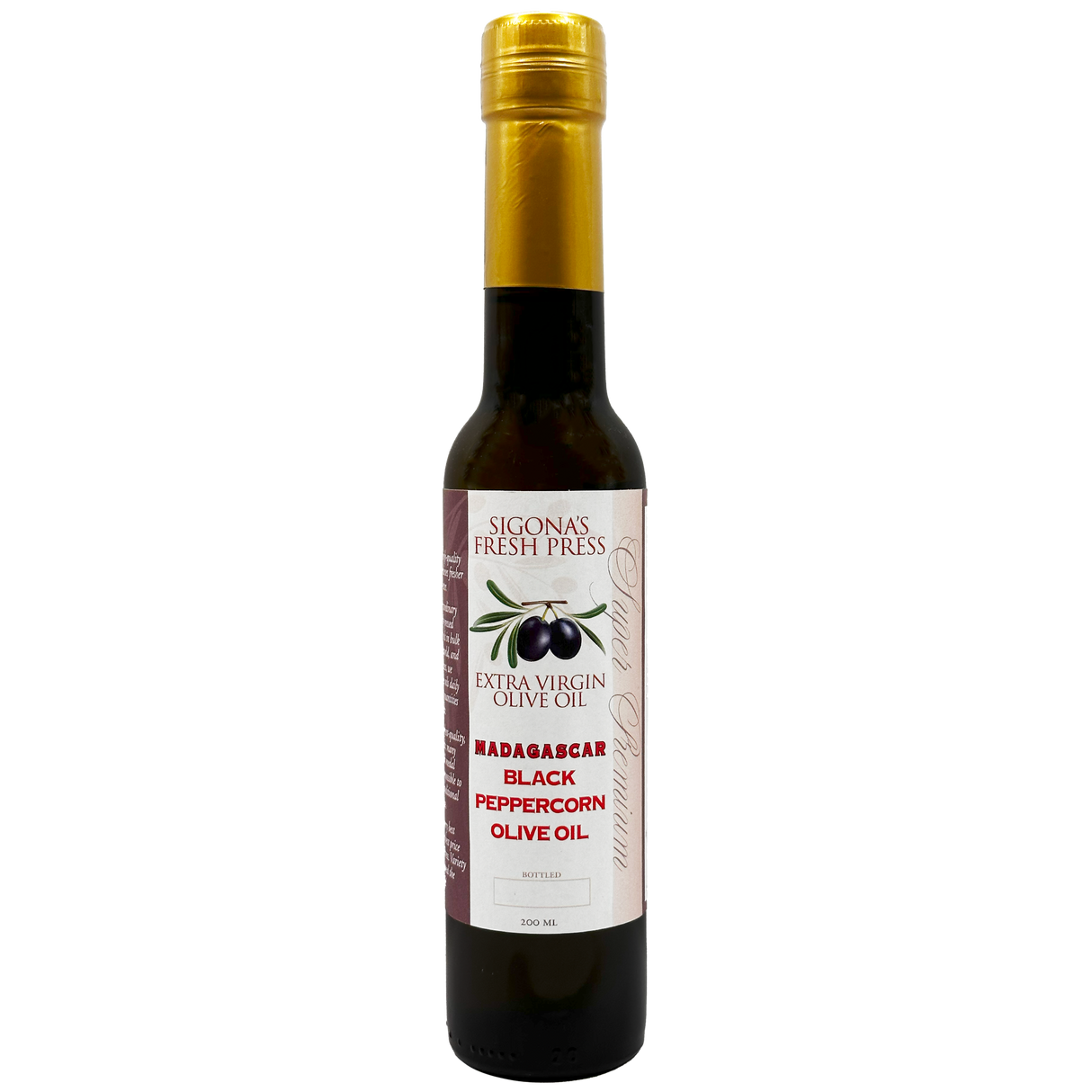 Madagascar Black Peppercorn Olive Oil