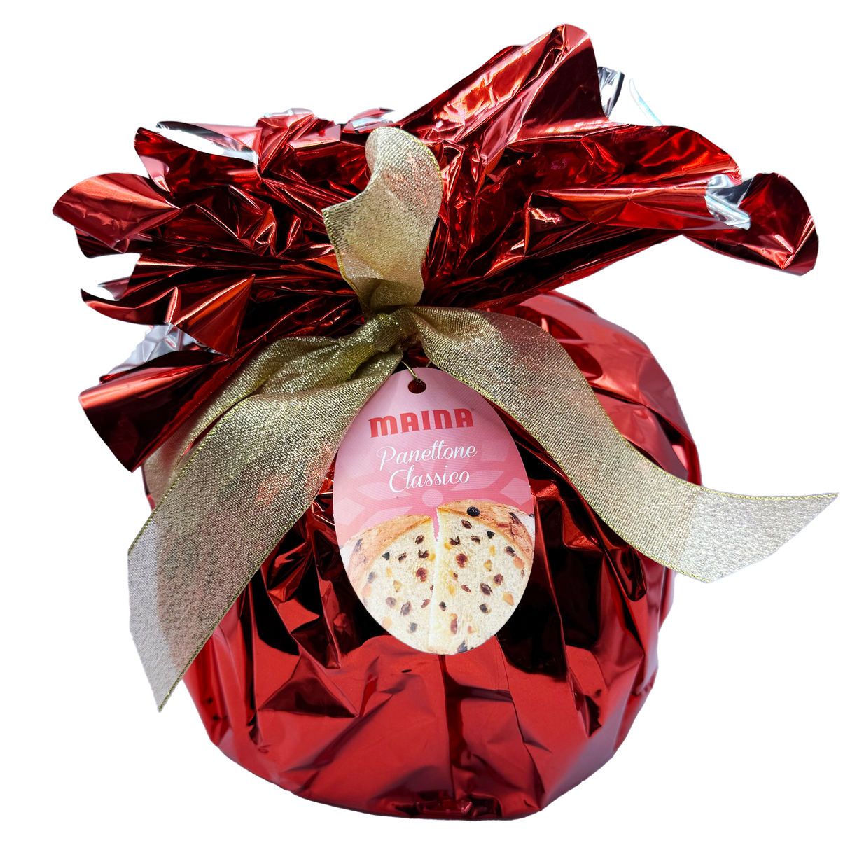 Maina Red Foil Classic Panettone