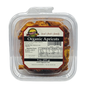 Organic No Sulfur Apricots, 9 oz