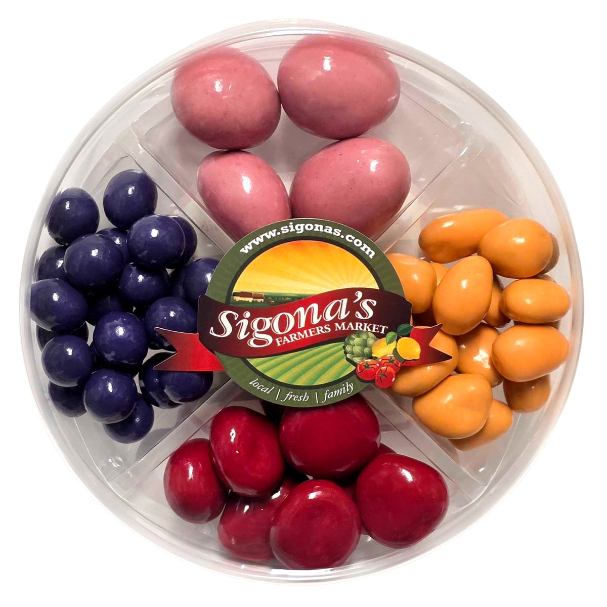 Pastel Chocolate Dried Fruit Medley