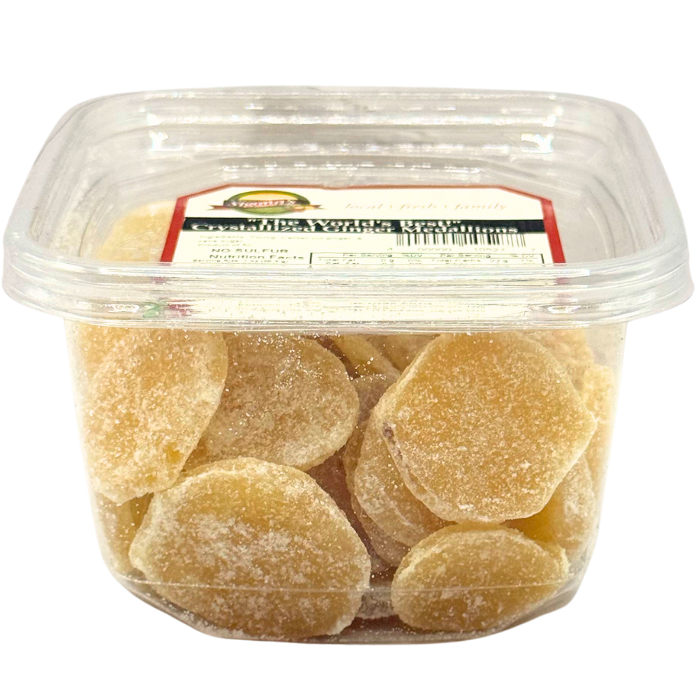 Crystalized Ginger Medallions - The World's Best! 9 oz